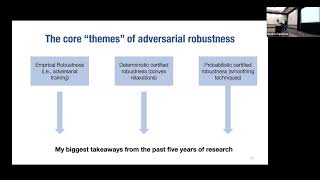 SaTML 2023 - Zico Kolter - Robustness in Machine Learning: A Five-Year Retrospective