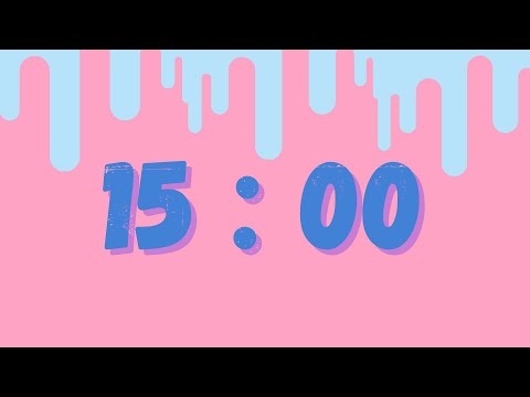 15 Minute Countdown Timer with Music | No Ads