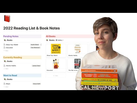 Notion Reading Tracker & Book Notes 📚 FREE Template