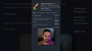 Quicker Console Logs #shorts