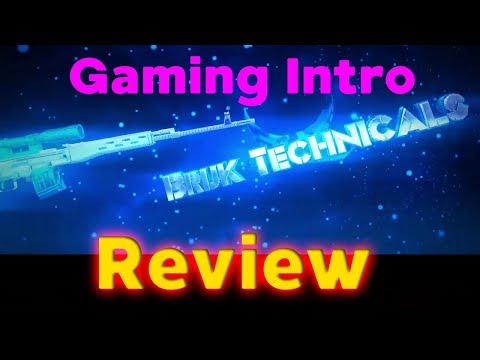 Review: How to make Gaming Channel Intro || intro like Electro ice Zard || Gaming Intro