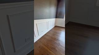 Dining Room Wainscoting accent Wall ✨🏠 #interiordesign #walldecor #diy #accentwall #home #homedecor