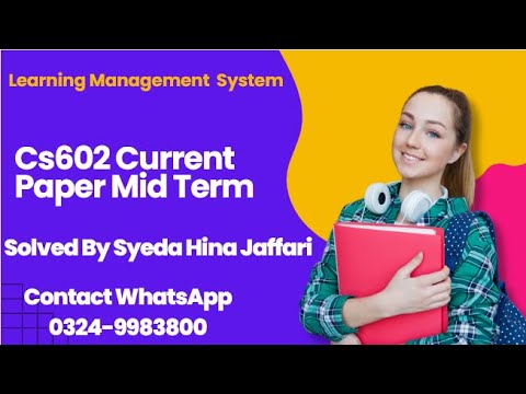 Cs602 Current Paper Mid Term 2025
