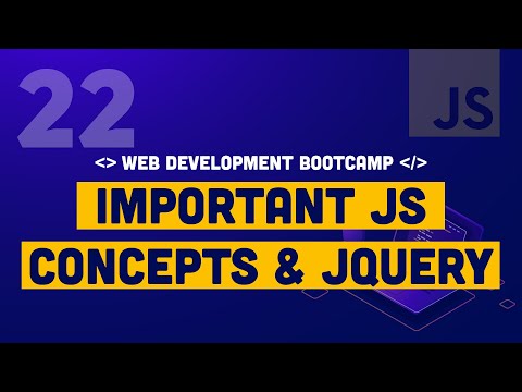 22. Master jQuery: Destructuring, Array Methods, Pass by Value & Reference | Overview of jQuery