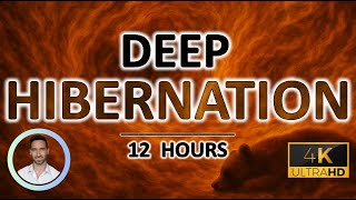 Deep Hibernation Sleep Noise | Low Winter Bass for Restorative Sleep | 12 Hours Black Screen