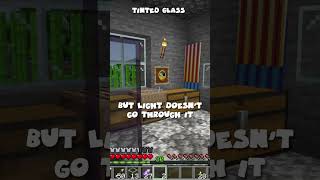 Let's Make Amethyst Tinted Glass in Minecraft Survival! 😎😎 #shorts