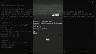 #javashorts  Isomorphic Strings in 60s | Leetcode 205 | Java HashMap Trick 💡| Full Video On Channel