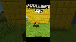 MInecraft Logic gone Wrong | Minecraft Logic |  #minecraft #logic #wrong #4k #new #action #gaming