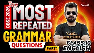 Top Most Repeated Grammar Questions | Part 1 | Class 10 English | CBSE 2026🔥Shimon Sir