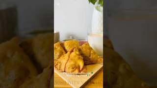 SAMOSA SUPER CRISPY CRUNCHY recipe 👉🏻#streetfood #cooking #food #shorts #fyp #recipe #homemade