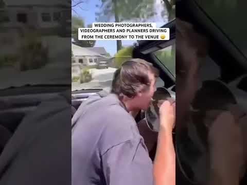 Wedding photographers, videographers and wedding planners can relate!