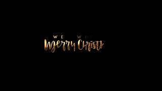merry christmas handwritten animated text in gold color  #nocopyrights