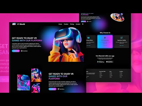 🔥Complete Responsive Metaverse Website Using ReactJS & Tailwind CSS | Build and Deploy