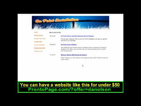 Beginners! How to make your own website - Press release page