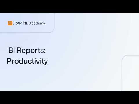 Teramind BI Reports: Employee Productivity and Insights