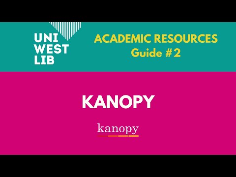 'How to Use Kanopy' - Academic Resources Guide #2