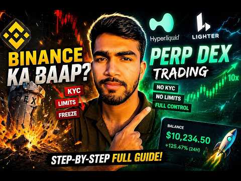 Binance ka Baap? 😳 Perp DEX Trading FULL GUIDE (No KYC, No Limits)