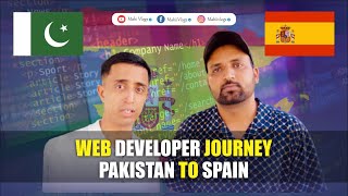 Web Developer Journey from Pakistan to Spain | IT Jobs | Mahi Vlogs #mahivlogs #studentlife #spain