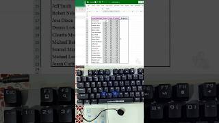 Insert Checkboxes in Excel in 1 Second – No Mouse Needed! #keyboard #excel #tricks #tips #msoffice