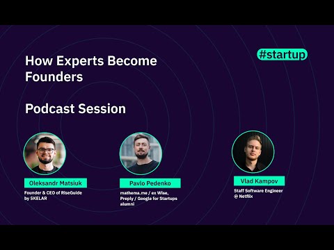 How Experts Become Founders. Podcast Session | WAWTech 2025