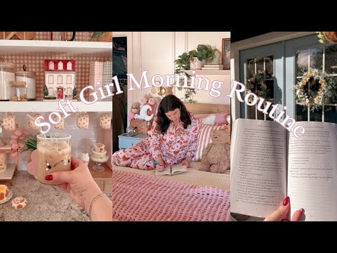 Soft Girl Morning Routine ☕️☀️💕 Romanticizing my cozy and realistic mornings