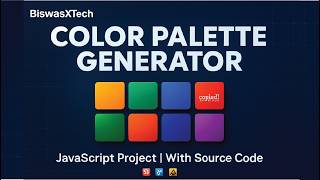 Build a STUNNING Color Palette Generator | JavaScript Project for Your Portfolio
