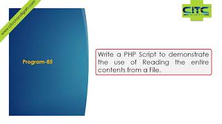 PHP File Handling readfile() Video Tutorials