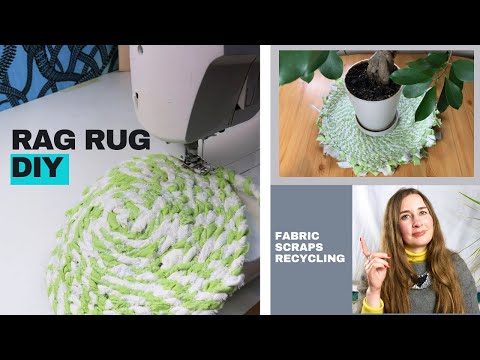 Fabric Scraps Recycling- Scrap to Fab- Rag Rug DIY/Scrap Fabric Rug & Fabric Twine Making Tutorial