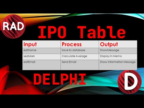 Delphi IPO Table For A Tournament Planner | Dev Vlog S1 E3