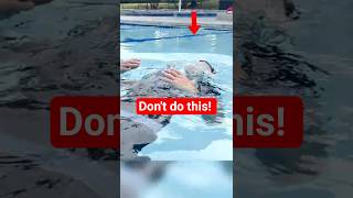 This Is How You Should Start a Back Float  #swimming #floating #shorts