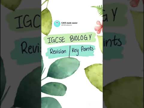 IGCSE BIOLOGY Paper 2 revision  #shorts