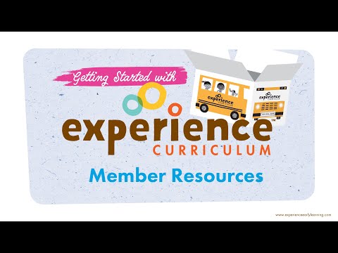 Experience Curriculum | Member Resources
