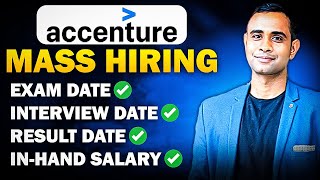 Accenture Again ASE Mass Hiring | Exam, Result, Interview Date, In-Hand Salary | Complete Timeline
