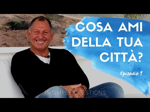 COSA AMI DELLA TUA CITTÀ? | 15 Simple Questions - Italian Interview Series 🇮🇹 || italianbites