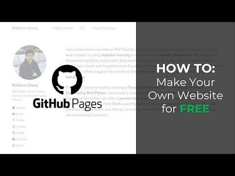 HOW TO: Make Your Own Website For FREE | Github Pages