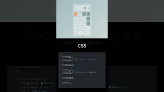 Liquid Glass Calculator Built with Code 💧🧮 #shorts