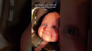 Baby’s first word will be…….? #baby #funny #funnyvideo ##fyp #fypage #fypyoutube #funnymoment