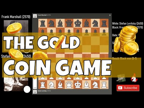 The Gold Coin Game | Stefan Levitsky vs Frank Marshall analyzed by Stockfish | 1912