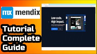 Mendix Tutorial  - How to Use Mendix Developer