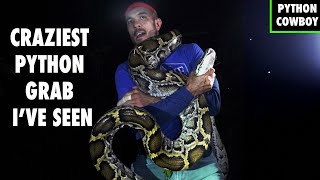 I’ve Never Seen a Giant Python Captured Like This Before