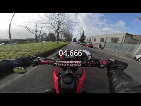 CRF 300L FULL EXHAUST 0-100KPH 0-62MPH