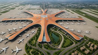 China’s $11 Billion Daxing Airport With the World’s Largest Roof Stuns U.S. Engineers