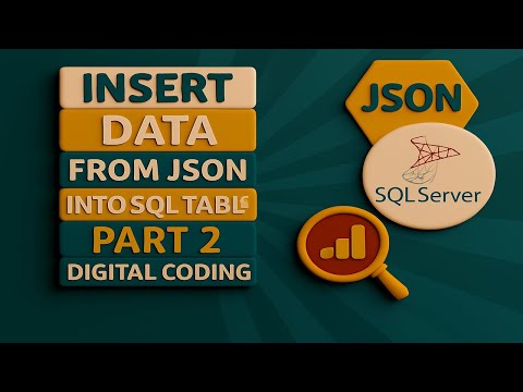 Insert JSON Data into SQL Server Table Using SSMS | SQL Query to Import JSON Easily | JSON Data