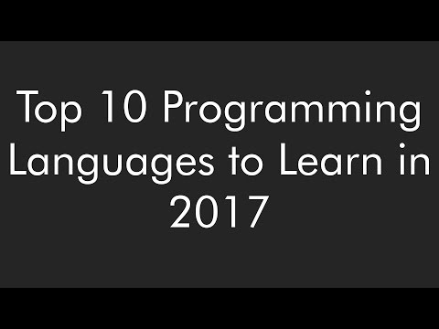 Top 10 Programming Language to Learn in 2017