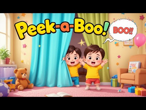 Peek-a-Boo | Fun Baby Song for Kids | 3D Animated Nursery Rhyme
