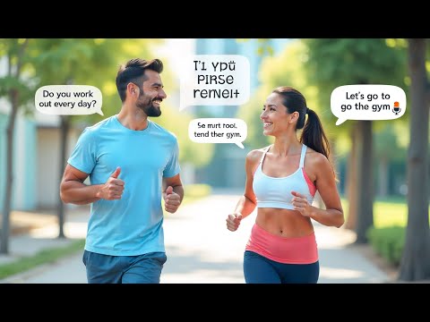 Easy English Conversation — Talking About Fitness Routine | English Podcast for Learning English