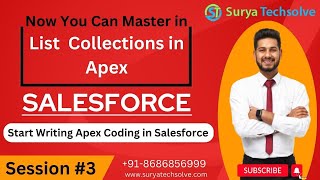 #3 List Collections in Apex For Salesforce | Apex |  | List Collections | Salesforce By Kishore