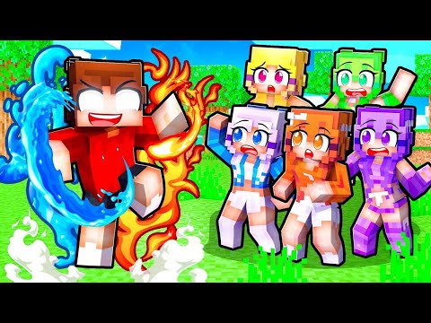 MM2 But I Have ELEMENTAL POWERS With MY CRAZY FAN GIRLS...