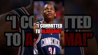 Ray Allen TELLS a STORY of WHY he CHOSE UConn OVER Alabama & Kentucky! 🔥#shorts #nba