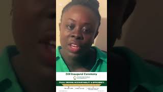 Our YeCop mentees are stepping up to share their thoughts #YeCop #DIH #InauguralCeremony